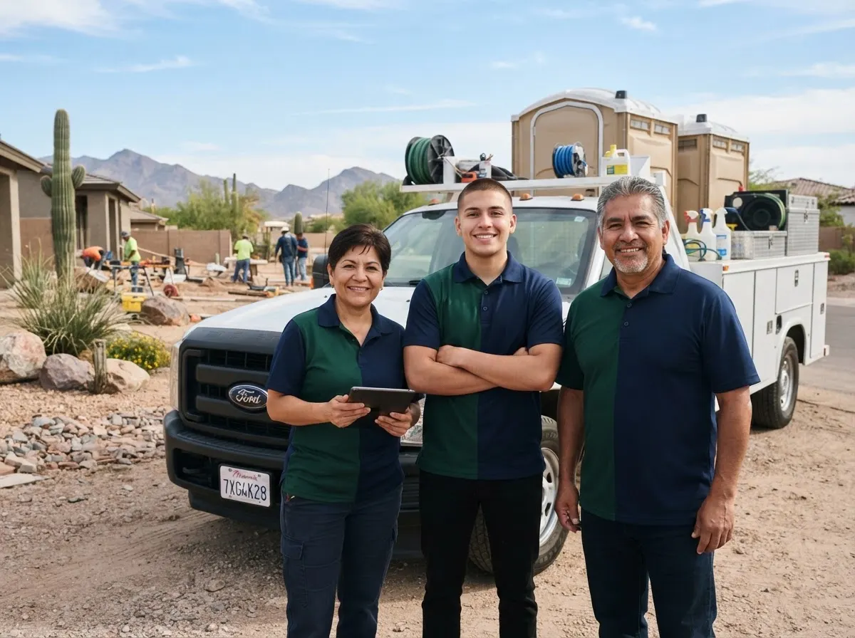 The PureHarbor Portable Toilets team — portable toilet rentals in Phoenix, AZ